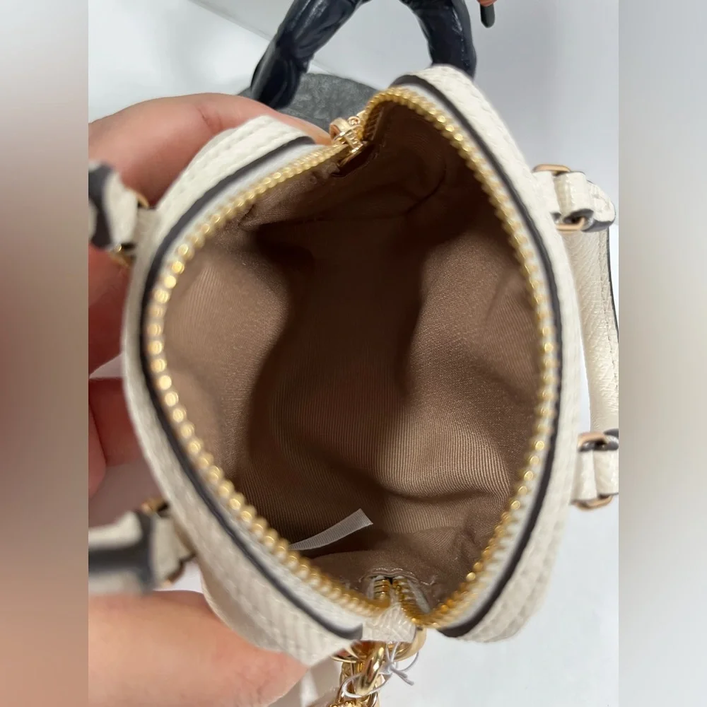 Coach Mini Rowan Bag Charm Chalk CU279 NWT - Picture 6 of 7
